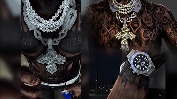Making A Iced Out Cross Chain Set From Scratch In GTA 5 RP (FiveM) | Blender 3D Modeling