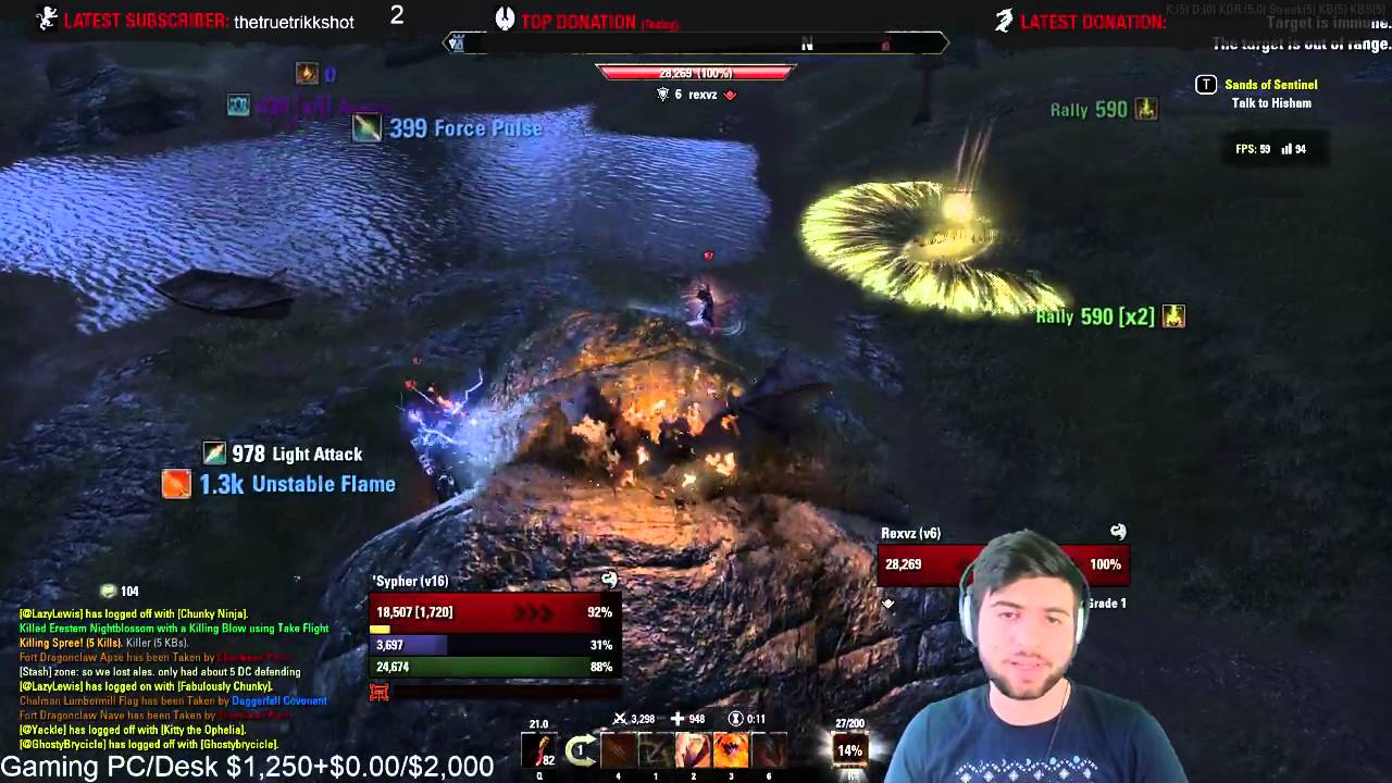 ESO Stamina Dragonknight Solo PvP Tank/DPS Build YouTube