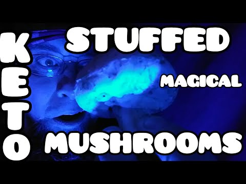 KETO/ STUFFED MAGICAL MUSHROOMS / COOKING with SAM