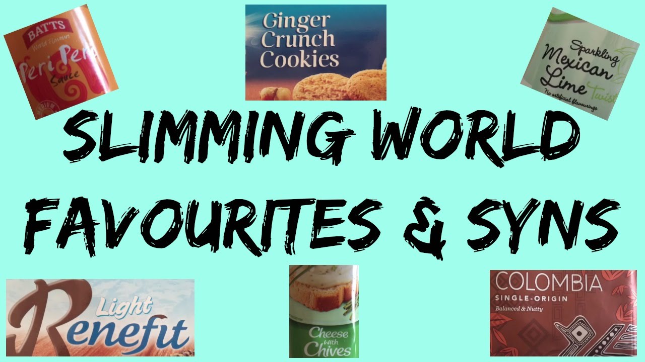 Slimming World Favourites & Syns Including Weight Watchers - YouTube