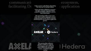 Axelar connects with the Hedera Network and over 60 other blockchains expanding Onchain Finance