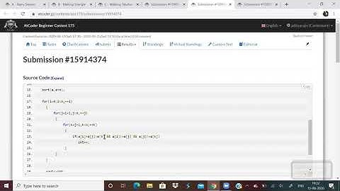 ATCODER BEGINNER CONTEST 175. 15-08-2020