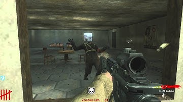 CoD WaW: Custom Zombie Map Training Second Attempt SOLO (Part 1) (PC) ᴴᴰ