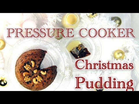 EASY Christmas Pudding (Pressure Cooker / Instant Pot Recipe)