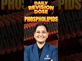 Daily Revision Dose (DRD) with VEDEMY | Cell Biology | phospholipids | CSIR Revision #vedemy