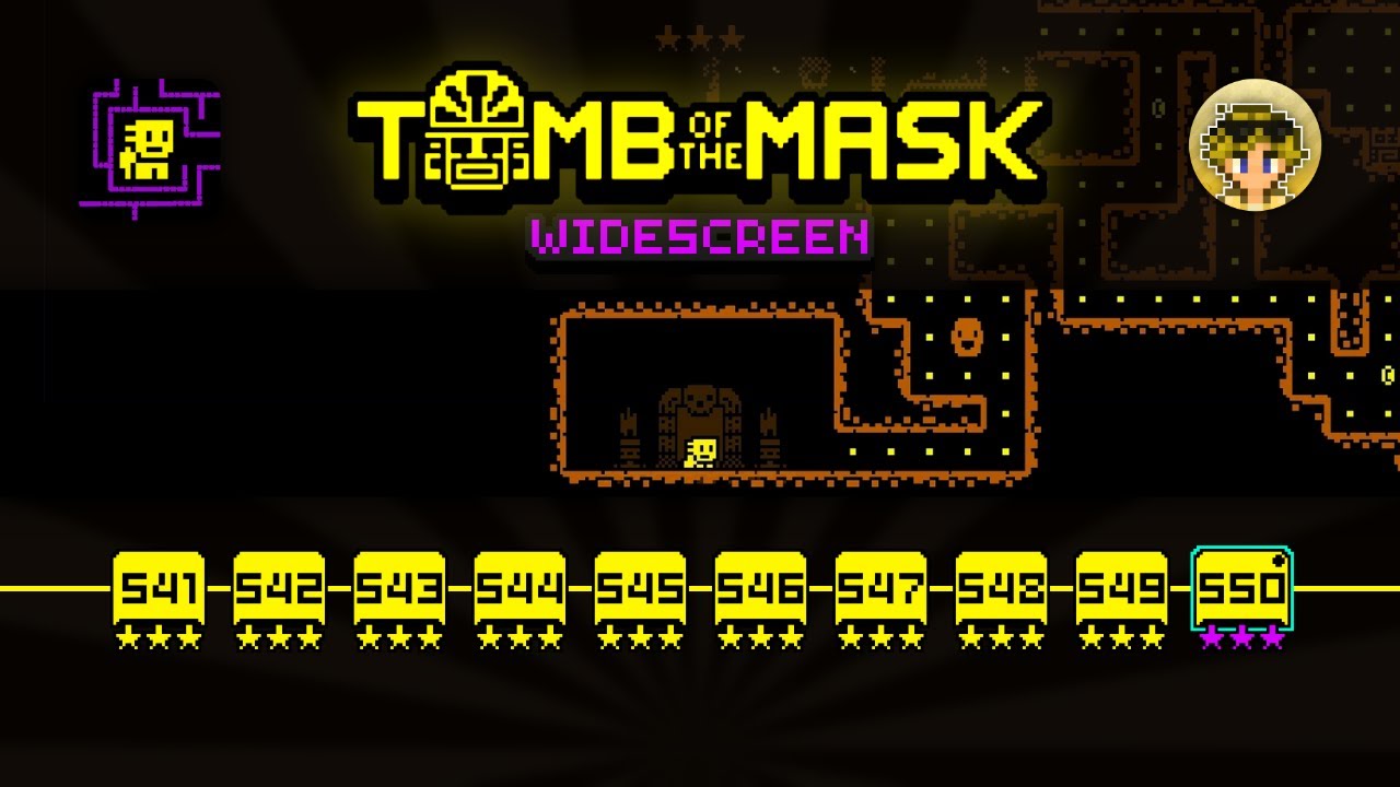 TOMB OF THE MASK (Widescreen) Stages 541550 WalkThrough YouTube