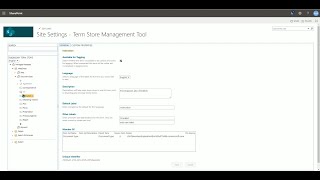 How to create and manage your taxonomy in MetaShare