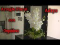 Hermoso Arreglo Floral con Orquídeas Blancas DIY
