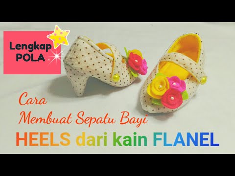 cara-membuat-sepatu-bayi-high-heels-dari-kain-flanel