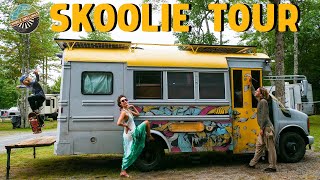 Skoolie Tour: Family of 3 Left NYC for A New Life on the Road in a Short Bus