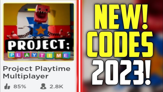 All Project Playtime Multiplayer Codes Gamepass & Event Codes 2023