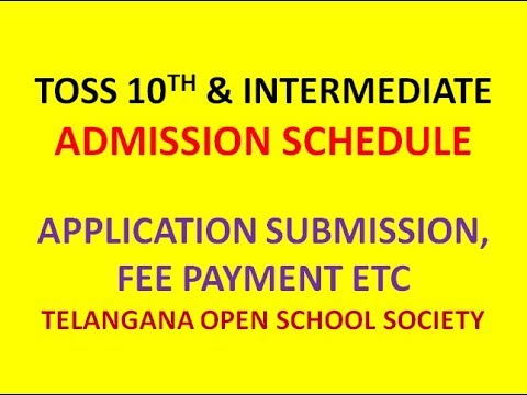 Open inter exam fee last date 2019 telangana Open inter exam fee last date 2019 telangana
