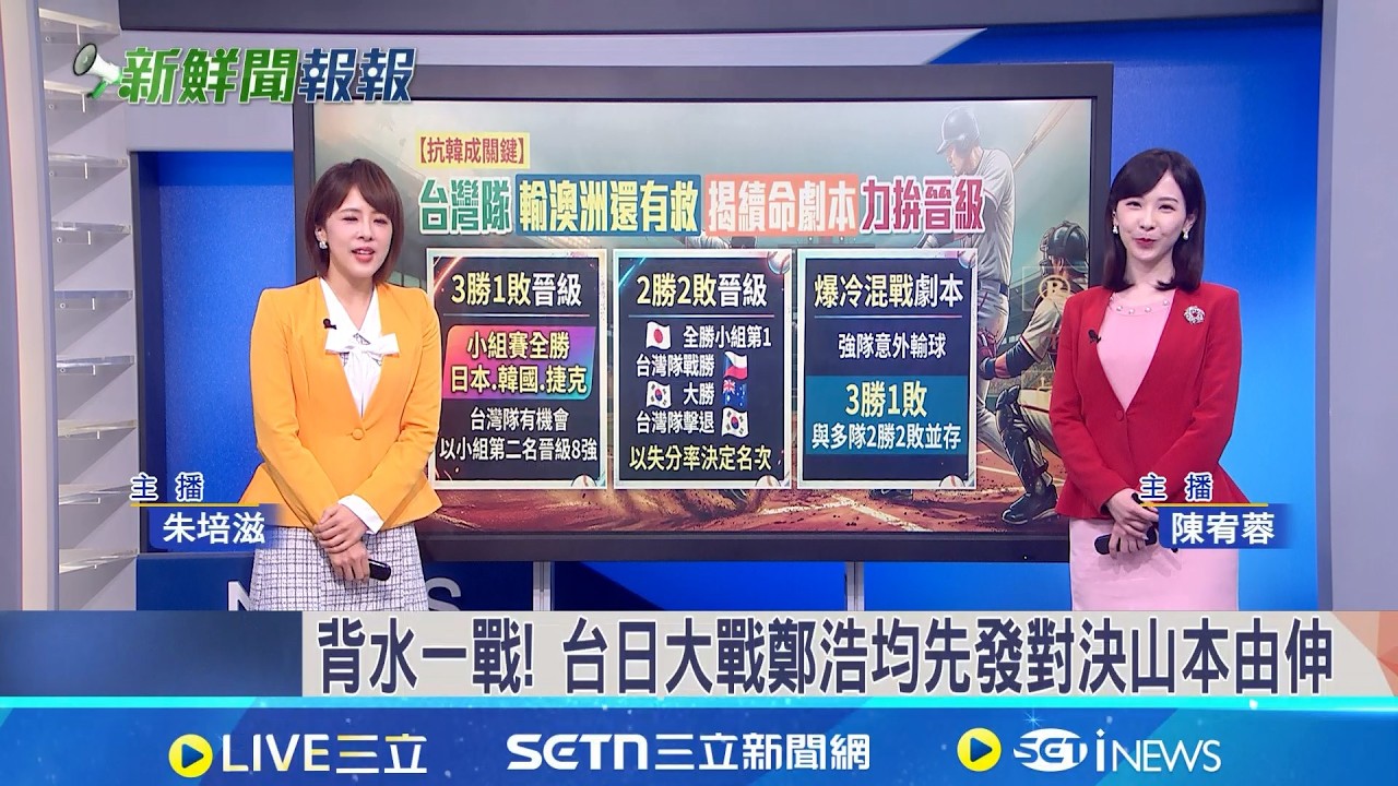 【#新鮮聞報爆】對決日本不能輸!台灣晉級