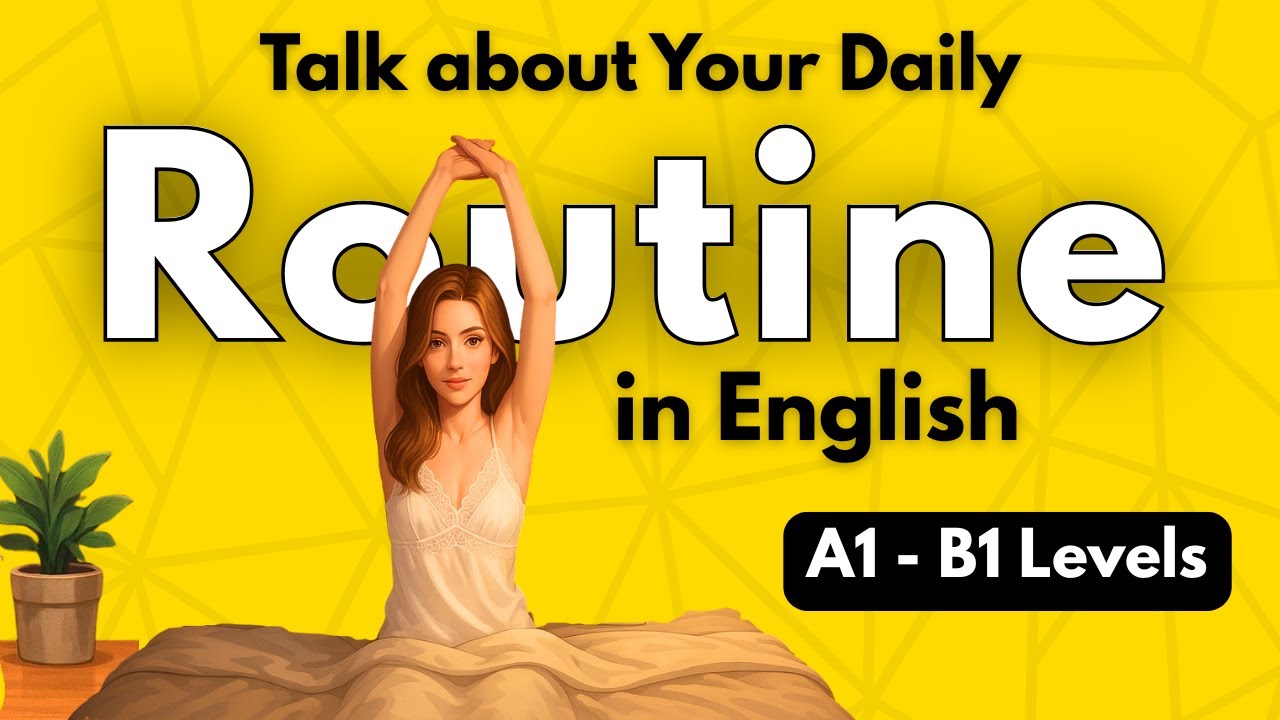 Learn English Daily Routine | Speak About Your Day | Shadowing for A1 ...