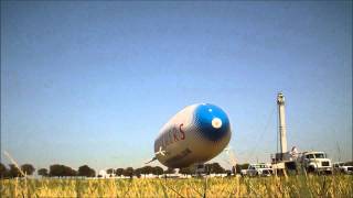 Zeppelin NT landing at Allaince Airport, Fort Worth, Texas