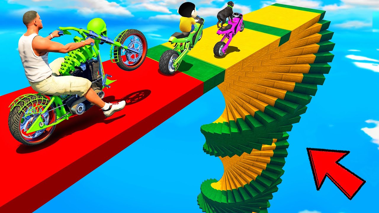 SHINCHAN AND FRANKLIN TRIED THE IMPOSSIBLE SPIRAL DOWN STAIR PARKOUR CHALLENGE GTA 5 SHINCHAN AND FRANKLIN TRIED THE IMPOSSIBLE SPIRAL DOWN STAIR PARKOUR CHALLENGE GTA 5