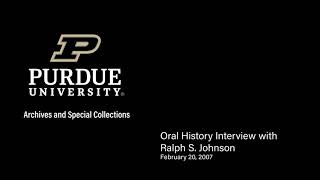 Ralph S. Johnson Interview