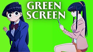 Komi-san wa, Comyushou desu {green screen} 4k