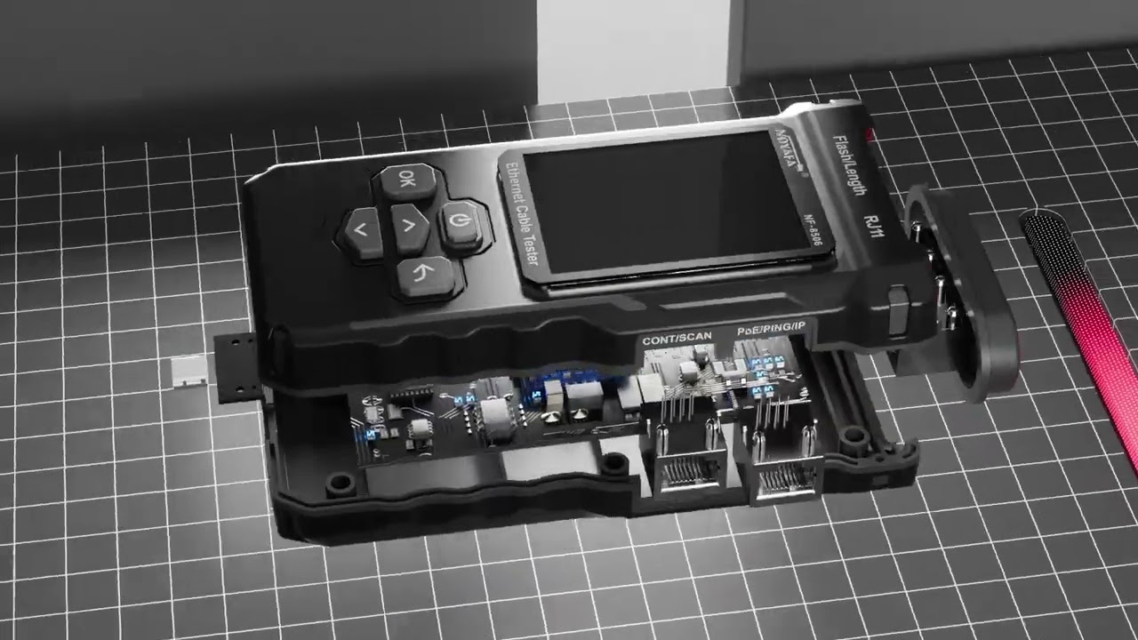 NF-8506-IP-Netwoking Tester | 3D MODEL VIDEO DISIGH| 3D Display
