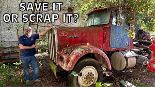 A Model KENWORTH Rotting in the WOODS… WILL IT START?