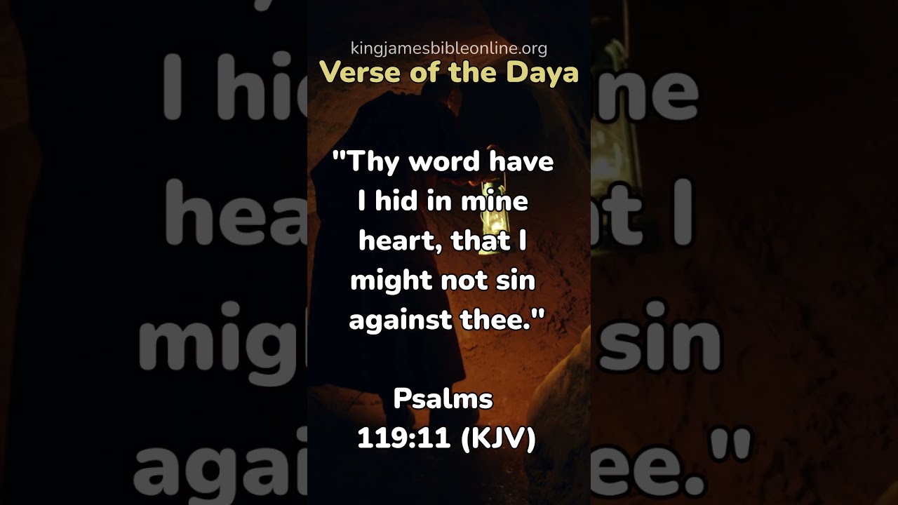 Psalms 119 11 Most Inspiring Bible Verse Revealed 
