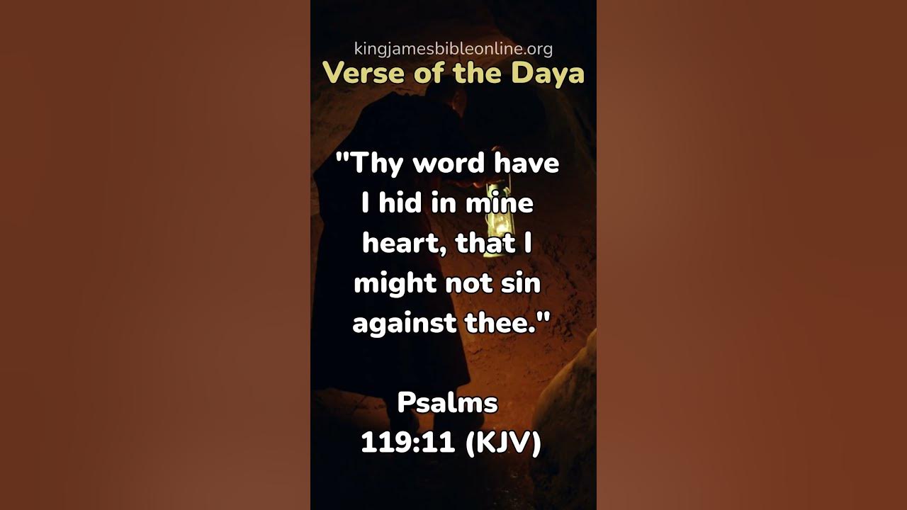 Psalms 119:11 - Most Inspiring Bible Verse Revealed!