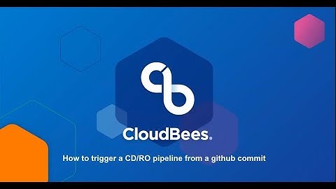 How to trigger a CD/RO pipeline from a Github commit