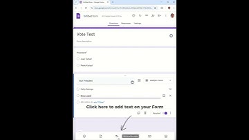 How to create a voting form using Google Forms