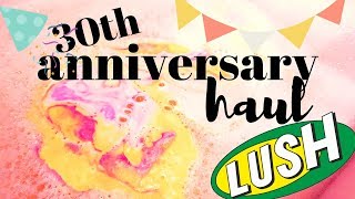 BEST BATH BOMBS EVER! | Lush Bath Bombs Haul 30th Anniversary Edition 2019