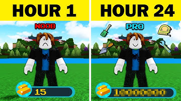 I Spent 24 Hours in Build a boat