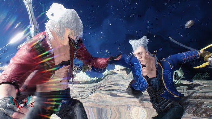 Dante vs Vergil Battle 3 DMC3 REMAKE 