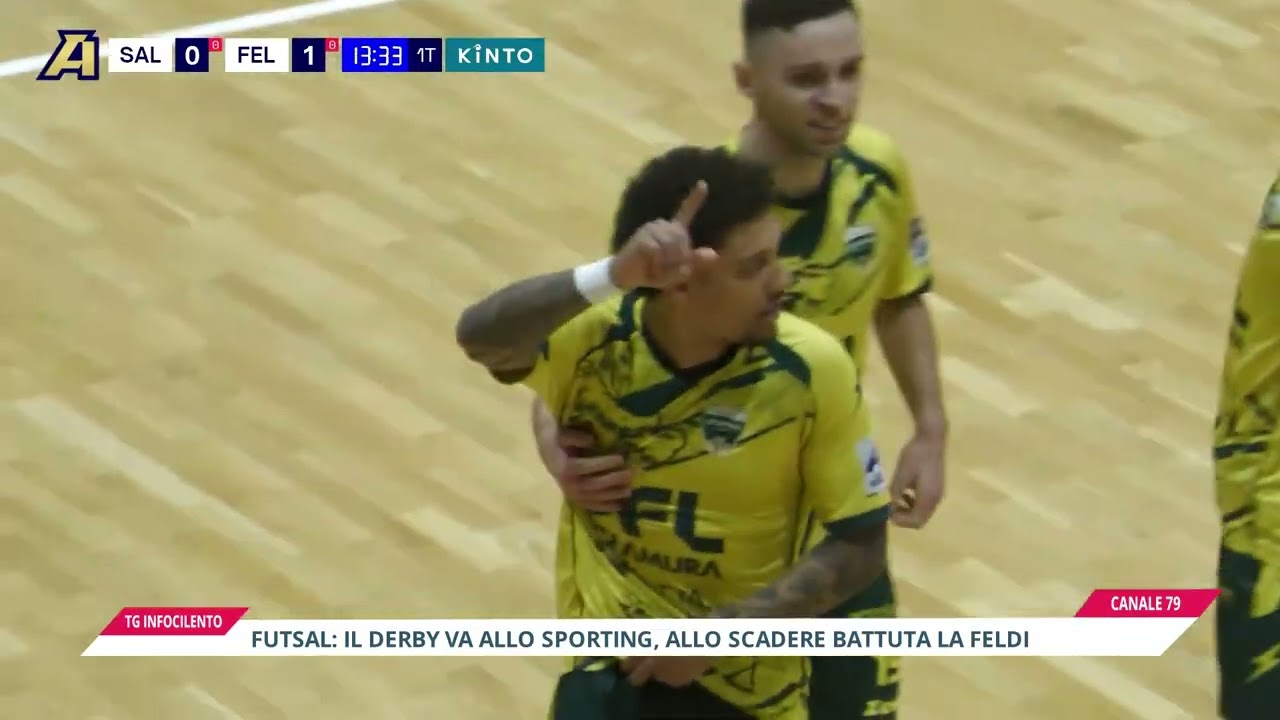 Futsal: il derby va allo Sporting, allo scadere battuta la Feldi
