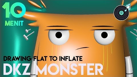 3D Art Design | DKZ MONSTER #digitalart #voxel #modeling #minecraft  #rendering #architecture