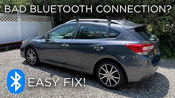 How to Fix Bad Bluetooth Connection in a Subaru