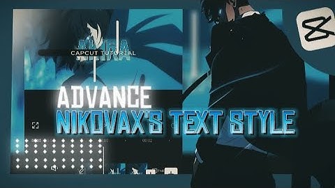 CAPCUT TUTORIAL - NIKOVAX