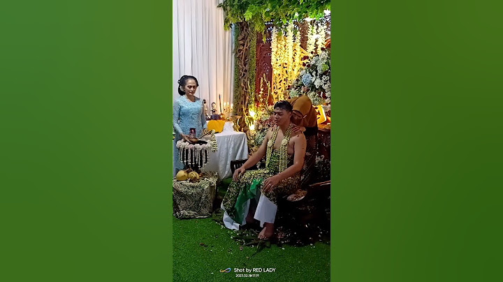 acara siraman calon pengantin pria