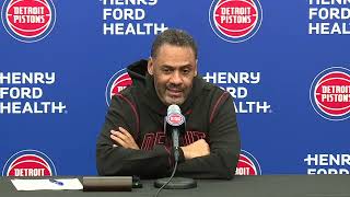 Pistons GM Troy Weaver press conference after trade deadline