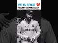 He Is Gone Now 💔 Whom to Blame Now 👀🤔Ind Vs Eng 1st Test 🥲|| #RohitSharma #Shorts #shortsviral