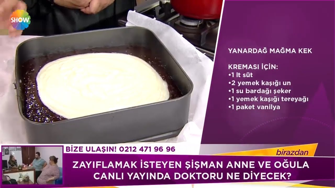 Yanardağ Mağma Kek Tarifi YouTube