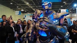 Titan The Robot at the Bett Exhibition Show 2021 The Turkish Smart Tech