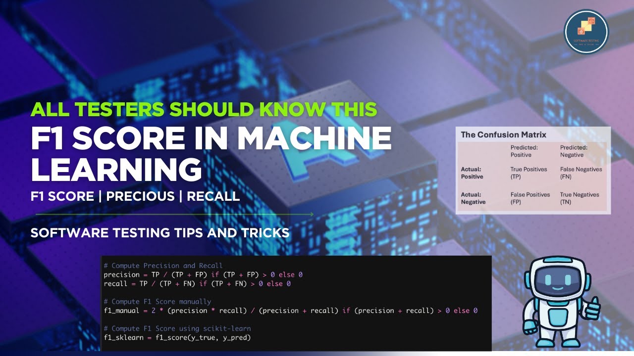 F1 Score in Machine Learning | A Complete Guide for Data Scientists and Testers