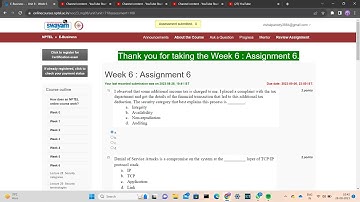 NPTEL Week 6 E-Business assignment answer2023 #nptel #swayam #nptelcourseanswers #answers #ebusiness