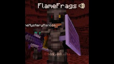 FlameFrags Saved ParrotX2...💀 || #minecraft #edit #shorts