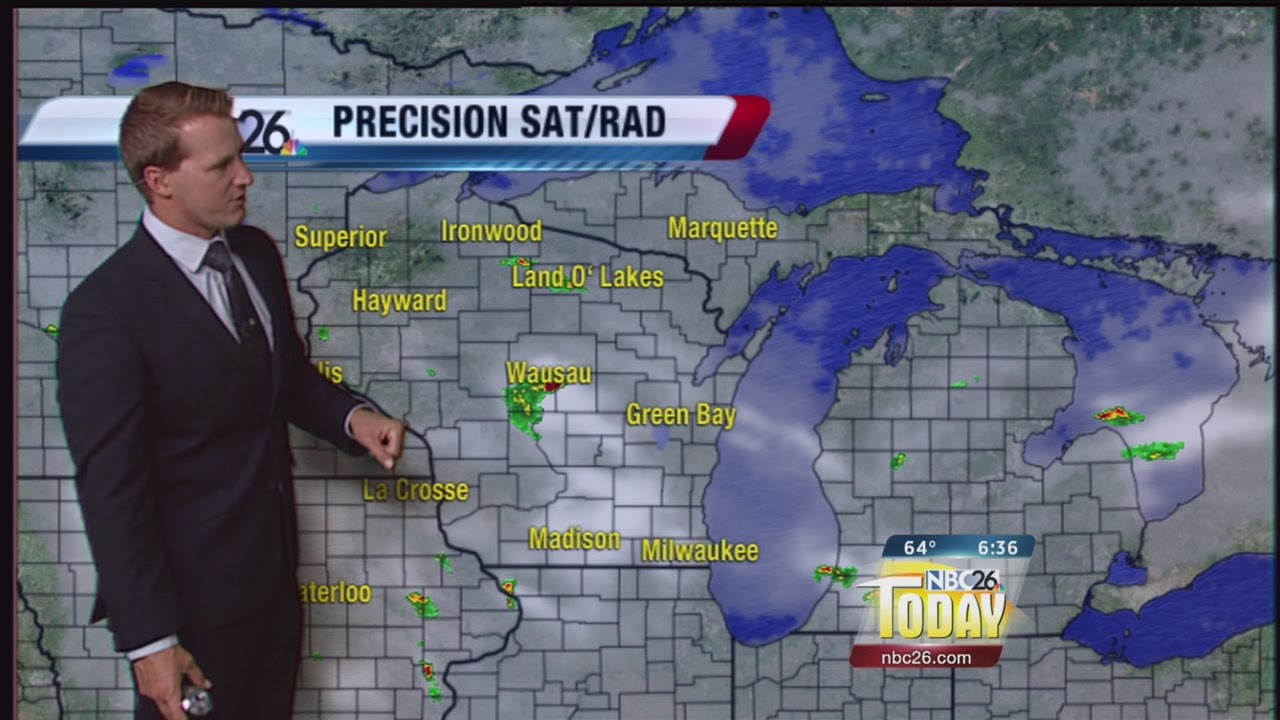 Scattered Showers Expected Today - YouTube