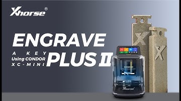 How to Engrave Key Blank with CONDOR XC MINI PLUS OBDII365