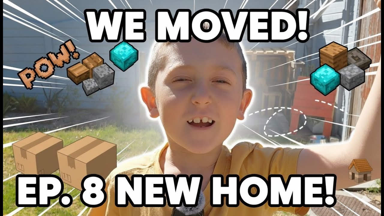 MINECRAFT IN REAL LIFE - EPISODE 8 - We Moved Our House!