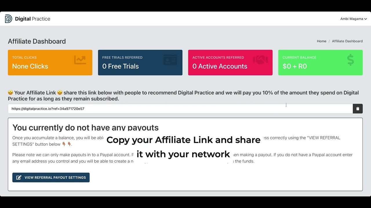 Digital Practice Partner Program: Affiliate Link - YouTube