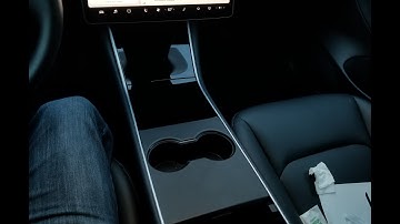 Review and Install of the Kenriko Matte Black Center Console Wrap on the Tesla Model 3