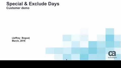 CA Mainframe Intelligent Operations and Automation Solution Demo - March 21, 2018