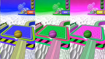 Going Balls : 3x Speed Run Mobile Gameplay Walkthrough iOS, Android Ball Colors Run (Part 123)